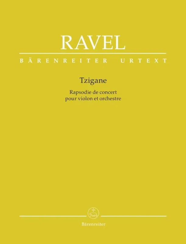 Achat Immédiat Baerenreiter Verlag Tzigane - Ravel - Double Bass Part