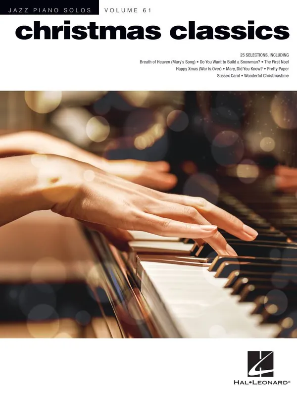 Paiement Sécurisé Hal Leonard Christmas Classics Jazz Piano Solos Series Vol. 61 - Piano - Book