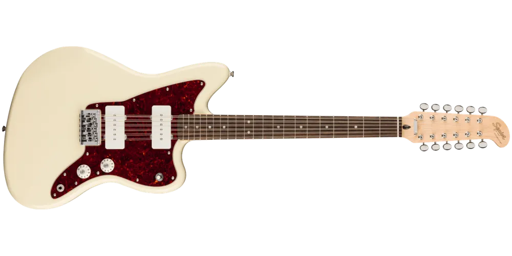 Achetez Aujourd'hui Squier Paranormal Jazzmaster XII, Laurel Fingerboard - Olympic White