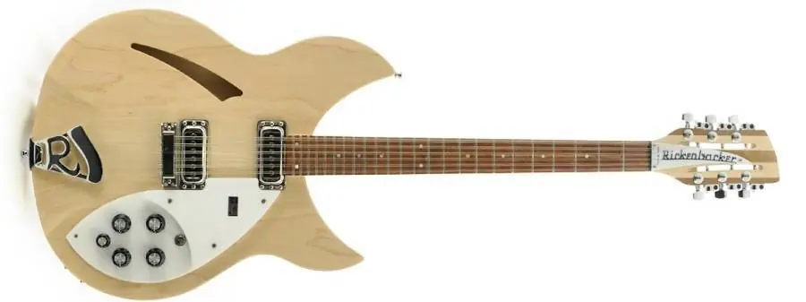 Nouvelle Collection Rickenbacker 300 Series Semi-Acoustic 12 String Guitar - Mapleglo