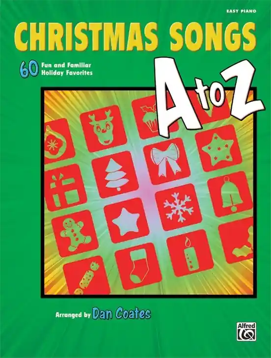Alfred Publishing Christmas Songs A to Z - Coates - Easy Piano - Book Expédié Aujourd'hui