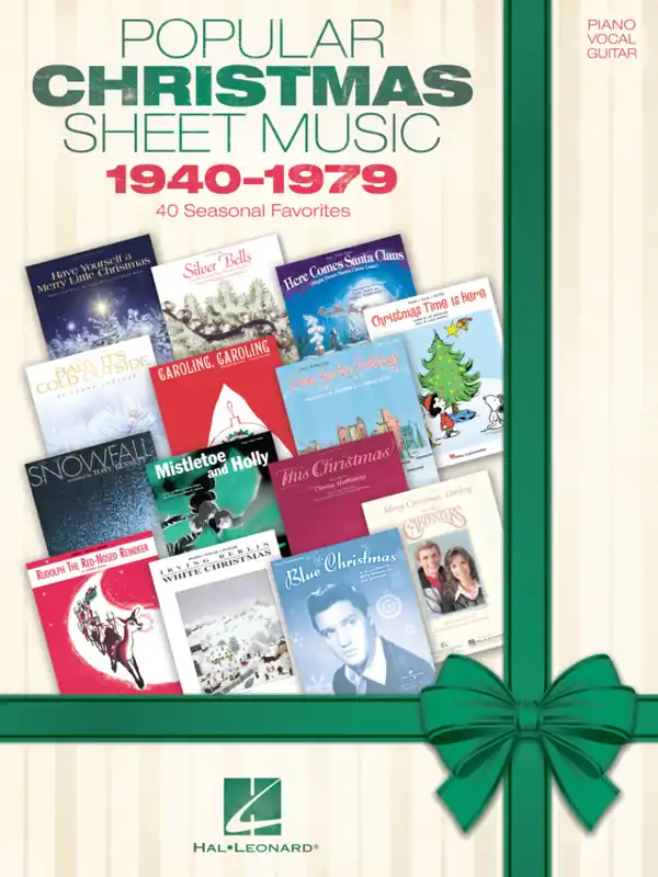 Hal Leonard Popular Christmas Sheet Music 1940-1979 - Piano/Vocal/Guitar - Book Populaire