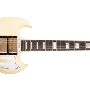 Gibson Custom Shop Murphy Lab Light Aged 1962 Les Paul SG 3-Pickup Electric Guitar - Classic White Prix Réduit