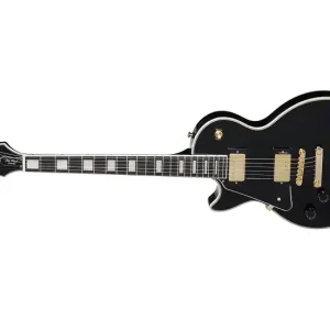 Epiphone Les Paul Custom Electric Guitar with Gigbag - Ebony (Left Handed) Marque