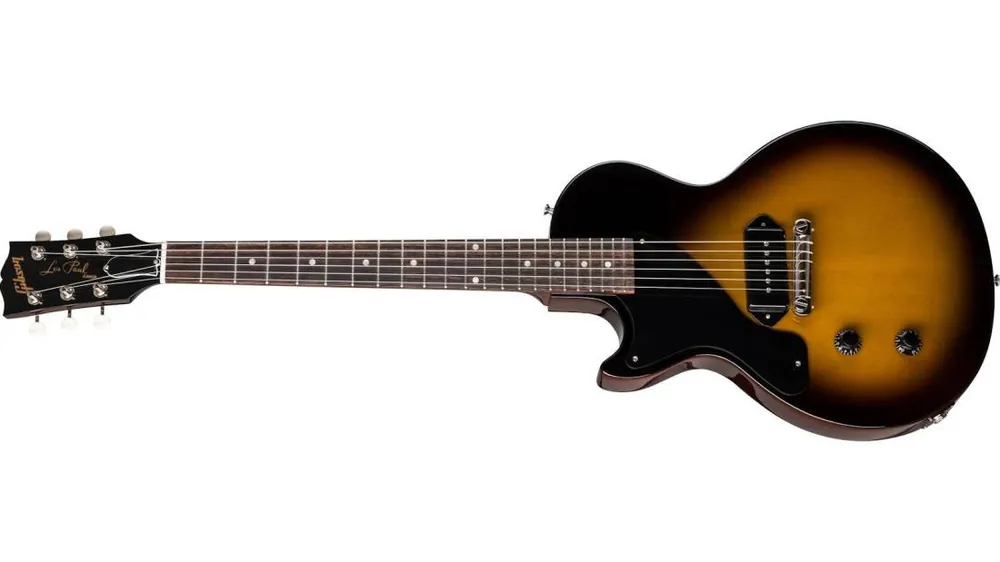 Bon Plan Gibson Les Paul Junior Electric Guitar with Hardshell Case - Vintage Tobacco Burst (Left-Handed)