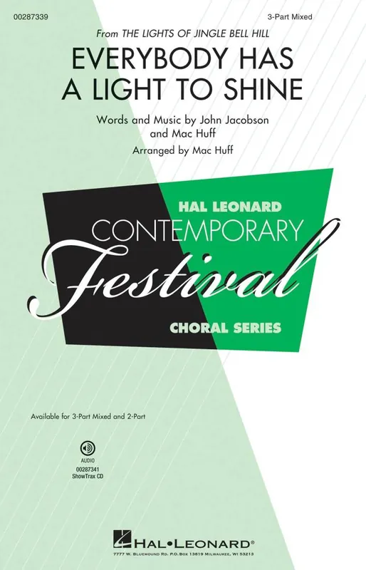 Super Prix Hal Leonard Everybody Has a Light to Shine - Jacobson/Huff - 3pt Mixed