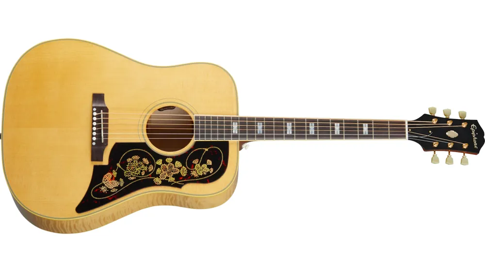 Retour Gratuit Epiphone USA Frontier Acoustic Guitar - Antique Natural