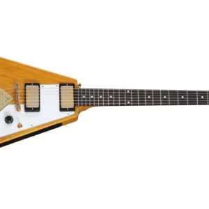 Gibson Custom Shop 1958 Korina Flying V - White Pickguard Seulement Aujourd'hui