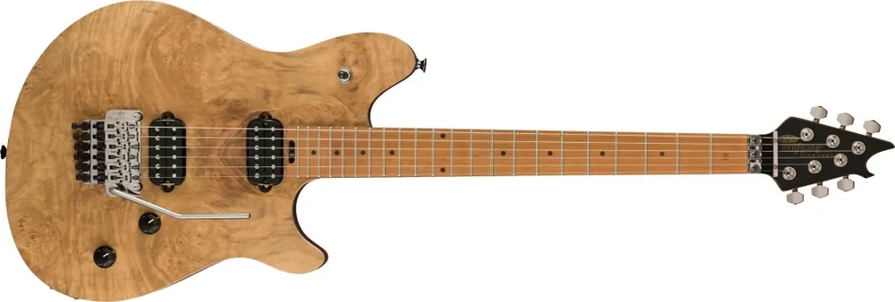 EVH Wolfgang WG Standard Exotic Laurel Burl, Baked Maple Fingerboard - Natural Seulement Aujourd'hui