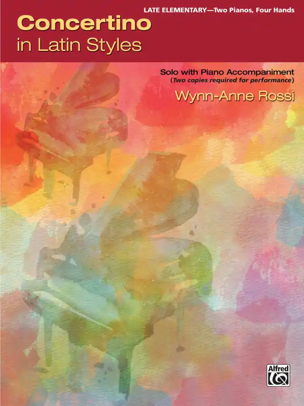 Alfred Publishing Concertino in Latin Styles - Rossi - Piano Duo (2 Pianos, 4 Hands) Commander Vite