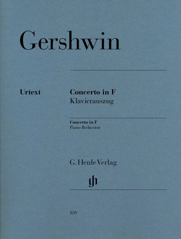 Soldes G. Henle Verlag Concerto in F - Gershwin/Gertsch - Solo Piano/Piano Reduction (2 Pianos, 4 Hands)