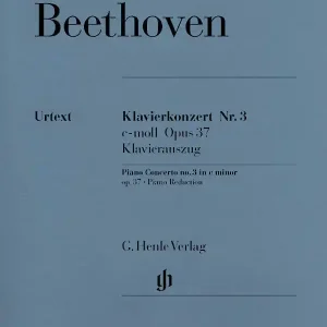 Achat Immédiat G. Henle Verlag Piano Concerto no. 3 c minor op. 37 - Beethoven/Kuthen/Kann - Piano/Piano Reduction (2 Pianos, 4 Hands) - Book